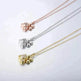 Cute Animal Dog Paw Personalized Custom Projection Necklace - EX-STOCK Canada