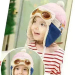 Baby and Toddler Winter hat Hooded Winter Pilot  Beanie Warm baby cap - EX-STOCK CANADA