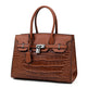 Trendy crocodile pattern Cooperate Work Handbag for Ladies - EX-STOCK Canada