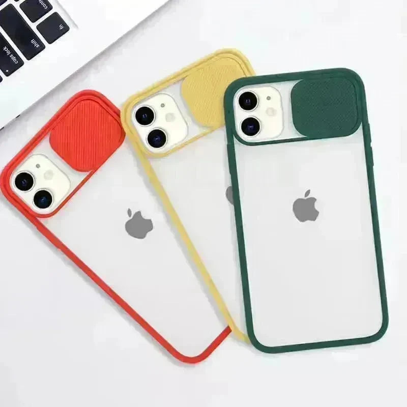 Frosted frame lens Silicone phone case - EX-STOCK CANADA
