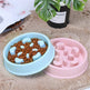 Pet Cat Dog Slow feeder Bowl Anti Choking Slow Feeding Puzzle Feeder - EX-STOCK CANADA