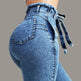High Waist Fringed jeans Bootcut Pant Women - EX-STOCK Canada