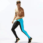 Men's color block Spandex sports yoga pants Long John Pant - EX-STOCK CANADA