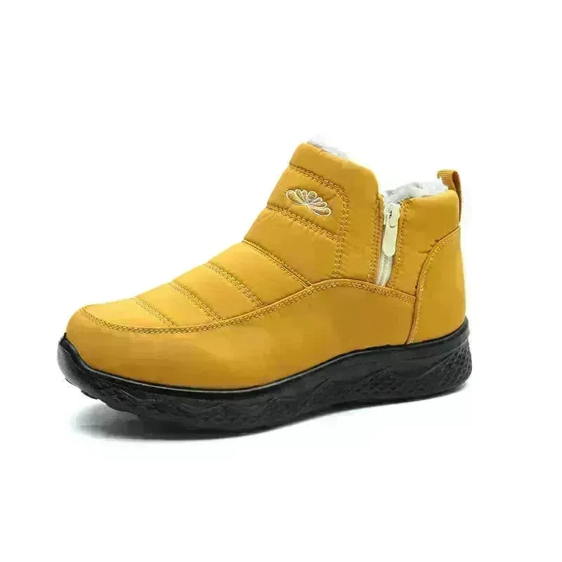 Winter Women's Cotton-padded Thick fleece lined Ankle Snow Boots - EX-STOCK CANADA