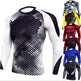 Men’s Long Sleeve Compression Rash Guard – MMA BJJ Grappling Performance Training Shirt
