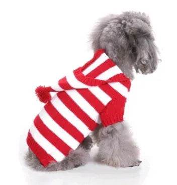 Pet Christmas Sweater Knit Turtleneck Pet Clothes Sweater Dog Sweater - EX-STOCK Canada