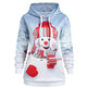 Ugly Christmas snowman print Hoodie sweatshirt - EX-STOCK Canada