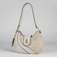 Temptation Italy Faux Leather Small Shoulder Bag with Dragonfly and Flowers 