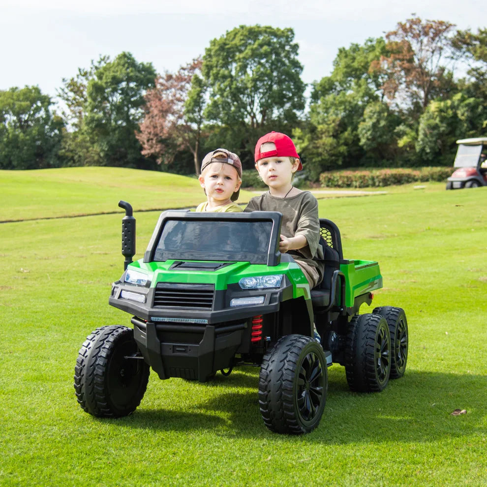 2026 6 WHEEL TRACTOR 24V 2 SEATER KIDS RIDE ON CAR WITH REMOTE CONTROL 