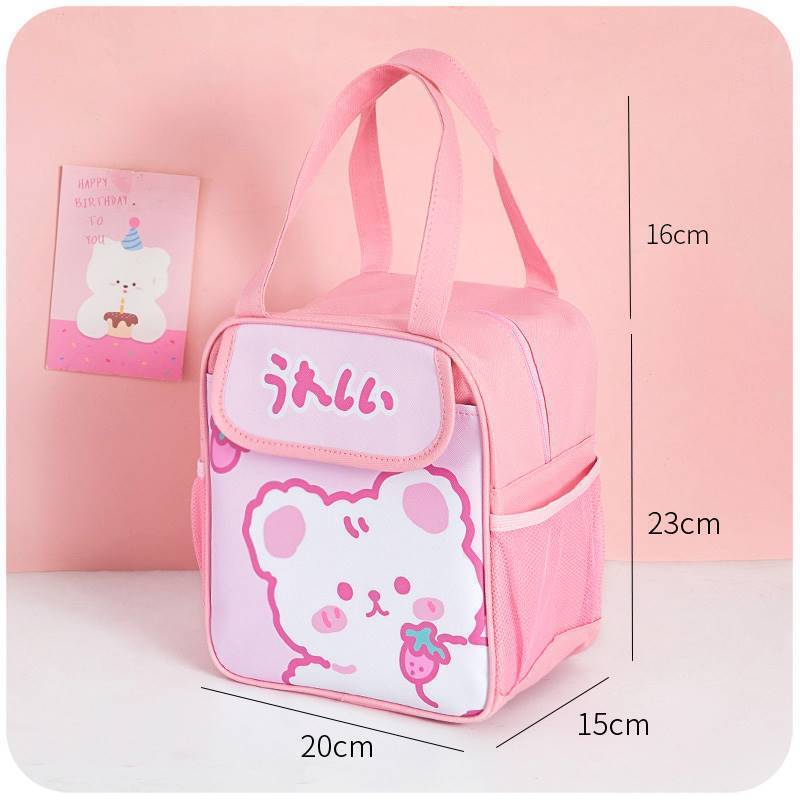 Portable Insulation Bag Bento Bag Bento Bag Lunch Bag EX-STOCK