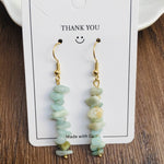 Handmade DIY Natural Crystal Stone Beaded Earrings - EX-STOCK Canada