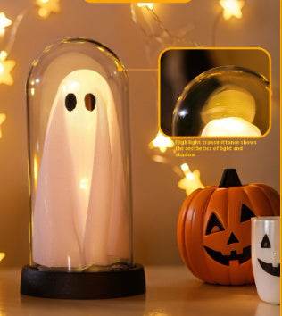 Halloween Atmosphere Decoration Desktop Ghost Small Night Lamp Ornaments - EX-STOCK Canada