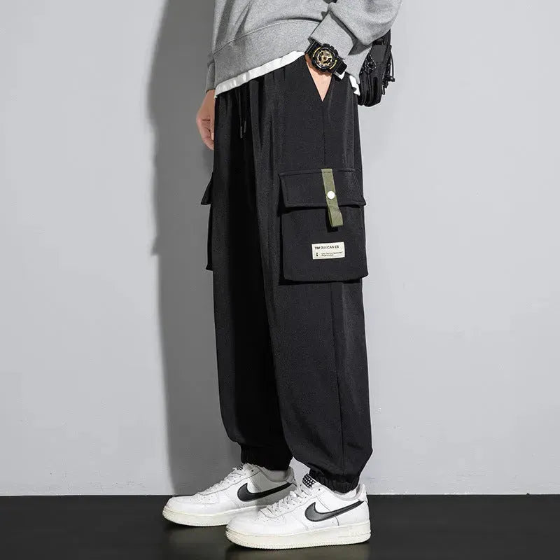 Plus Size Men's Workwear Bag Fall Loose Tappered Cargo Pant trouser - EX-STOCK CANADA