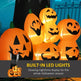 9ft Inflatable Halloween Decoration Pumpkin Ghost With Pumpkins, Blow-Up Outdoor LED Display For Lawn, Garden, Party EX-STOCK Canada 