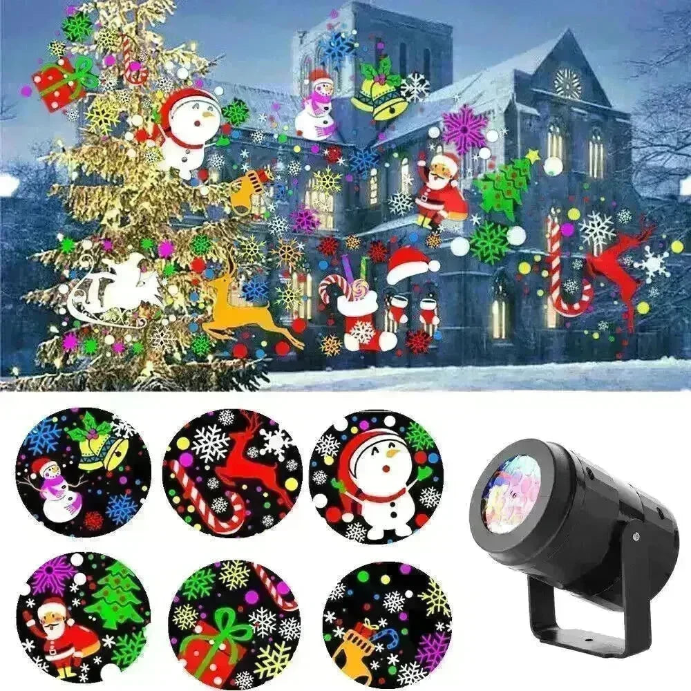 Christmas -themed LED Light Projector Bedroom Party Decor - EX-STOCK CANADA
