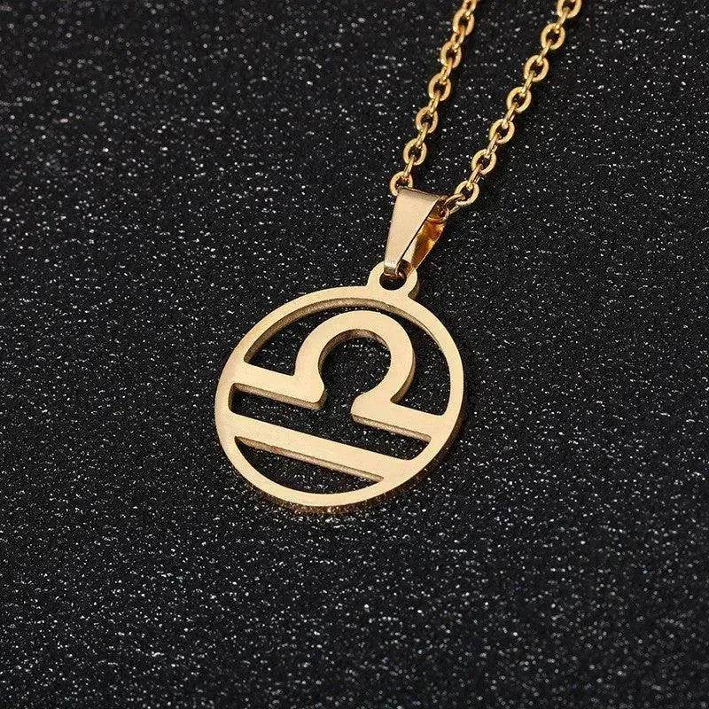 12 Constellation Necklace Accessories Stainless Steel Necklace - EX-STOCK Canada