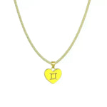 12 Constellation Women's Personalized Heart shaped Clavicle Chain Fashion Necklaces - EX-STOCK CANADA