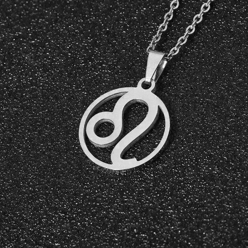 12 Constellation Necklace Accessories Stainless Steel Necklace - EX-STOCK CANADA