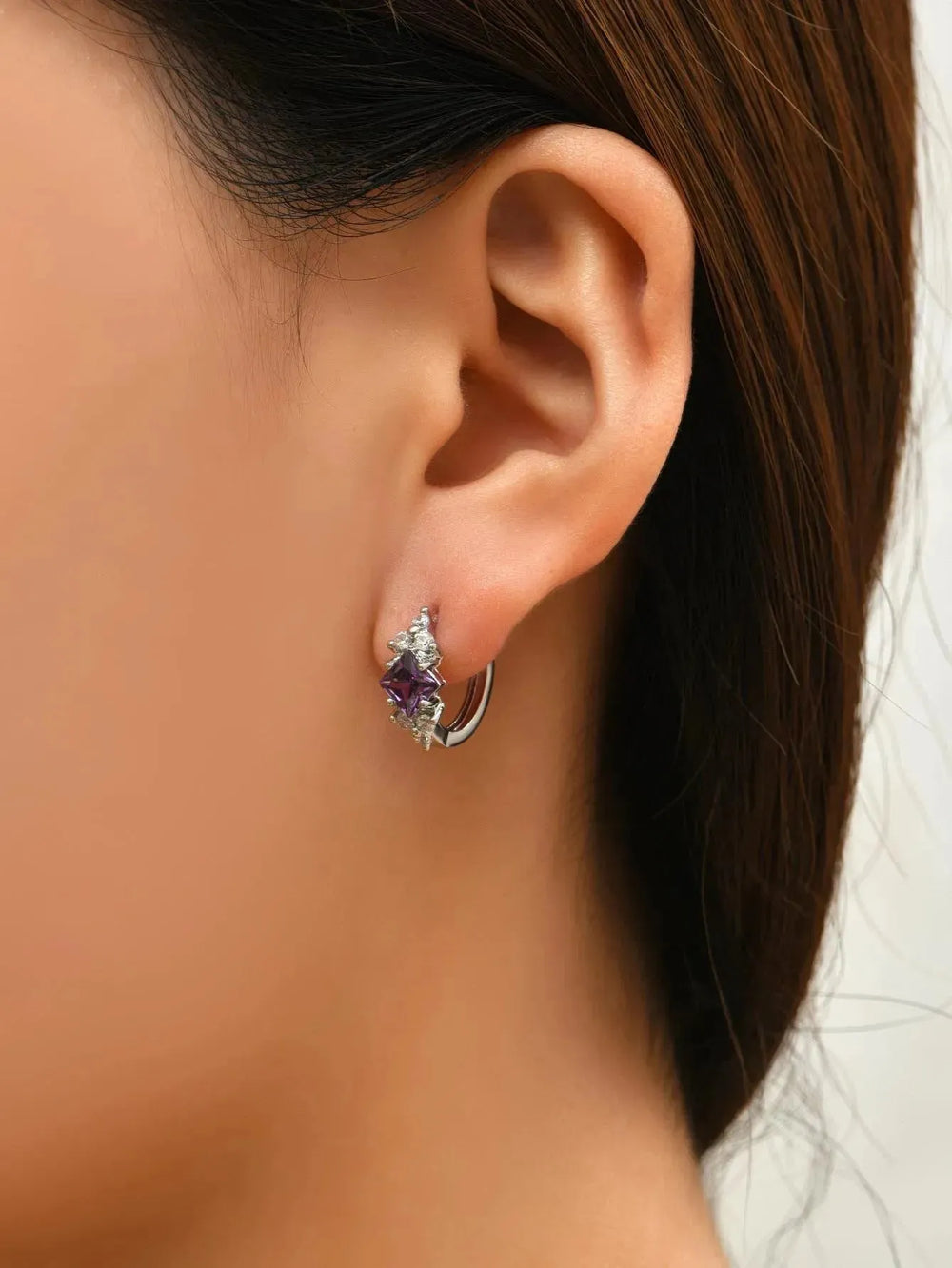 European And American Personalized Square Zircon Earrings - EX-STOCK CANADA