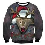 UGLY CHRISTMAS SWEATER Vacation Santa Elf Funny Womens Men Sweaters Tops Autumn Winter Clothing - EX-STOCK CANADA