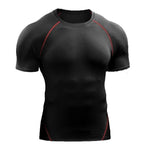 Quick Drying Men Short Sleeve Exercise Running Workout T-shirt Top - EX-STOCK Canada