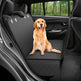 Dog Car Seat Cover View Mesh Pet Carrier Hammock Safety Protector Car Rear Back Seat Mat With Zipper And Pocket For Travel - EX-STOCK Canada