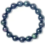 Rainbow Purple Green Eye Obsidian Bracelet - EX-STOCK CANADA