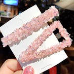 Elegant Rhinestone Flower Bling Hair Clip - EX-STOCK Canada