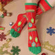 Cute Winter Christmas socks Five-finger  Elastic absorbent Split-toe - EX-STOCK CANADA