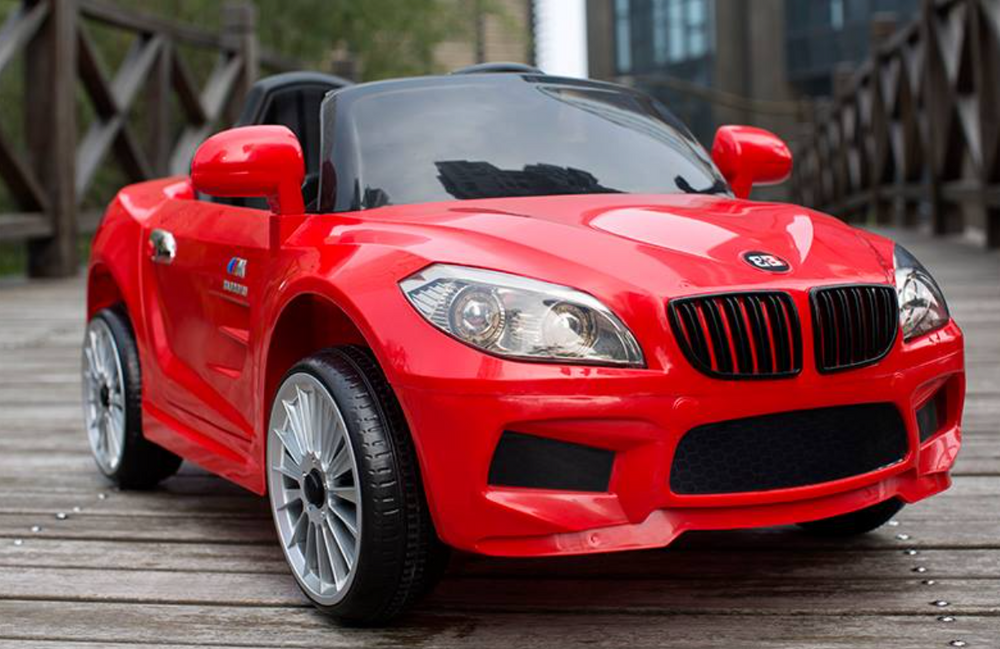 BMW Style 12V Kids Ride On Car with Remote Control with UPGRADED Leather Seat 