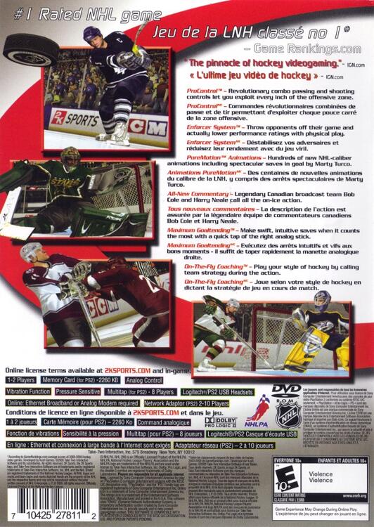NHL 2K6 [Couverture des Maple Leafs] 