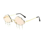 Fashion Trend Cloud Chain Polarized Sunglasses for Women - EX-STOCK Canada