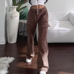 Women Streetwear Fashion Oversize Trouser Cargo Harajuku Sweatpants Iamhotty - EX-STOCK Canada