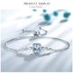 925 Sterling Silver Necklace Sky Blue Topaz Four-Piece Set - EX-STOCK CANADA