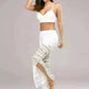 Summer Women Elegant Patchwork Sheer Pants Sexy Lace Trouser Pantalon Party Clubwear - EX-STOCK CANADA