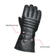 Open Road Herren Leder-Motorradhandschuhe mit RegenschutzEX-STOCK Canada 