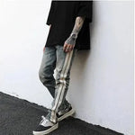 Distressed Retro Denim Jeans Pant Men - EX-STOCK CANADA