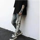 Distressed Retro Denim Jeans Pant Men - EX-STOCK CANADA