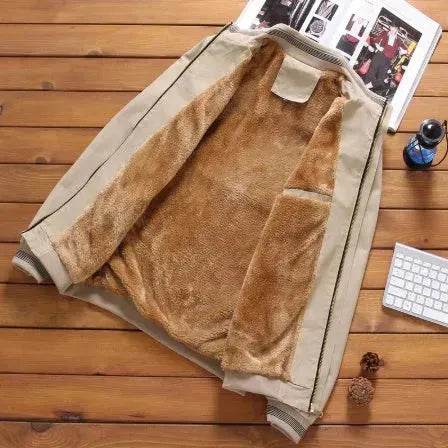 Men Plain Work Zip Up Hooded Winter Jacket - EX-STOCK Canada