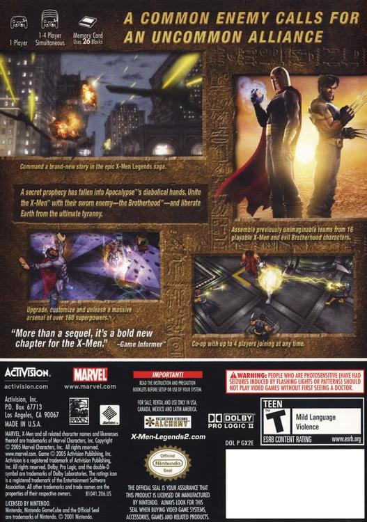 X-Men Legends II - Rise of Apocalypse 