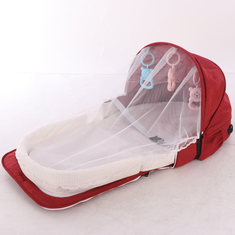 Portable Foldable Baby Nest with Mosquito Net Options — product view 14 of 16 | EX-STOCK