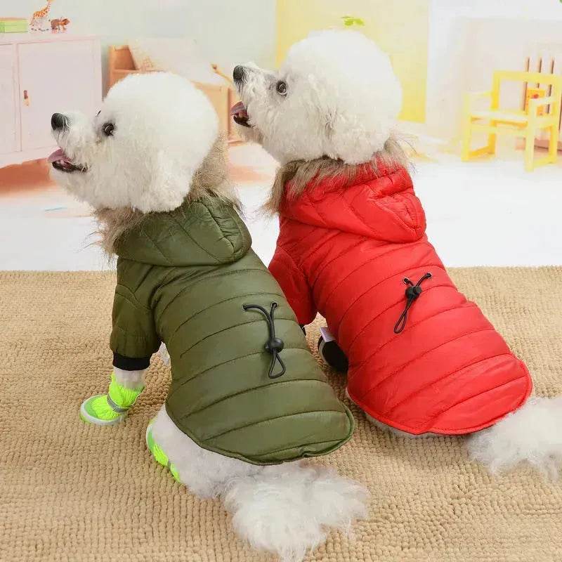 Pet Winter Jacket dog cat autumn warm coat pet hoodies faux fur jacket for pet - EX-STOCK Canada