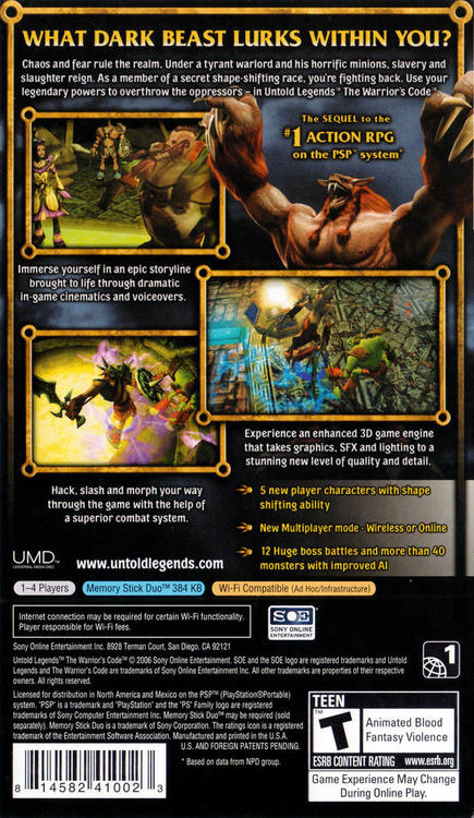 Untold Legends: The Warrior's Code 