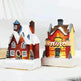 Christmas Decorations Resin Small House Luminous Ornaments - EX-STOCK CANADA