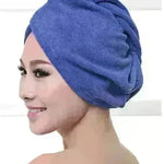 Women's Microfiber Hair Dryer Cap Absorbent Hair Towel. - EX-STOCK CANADA
