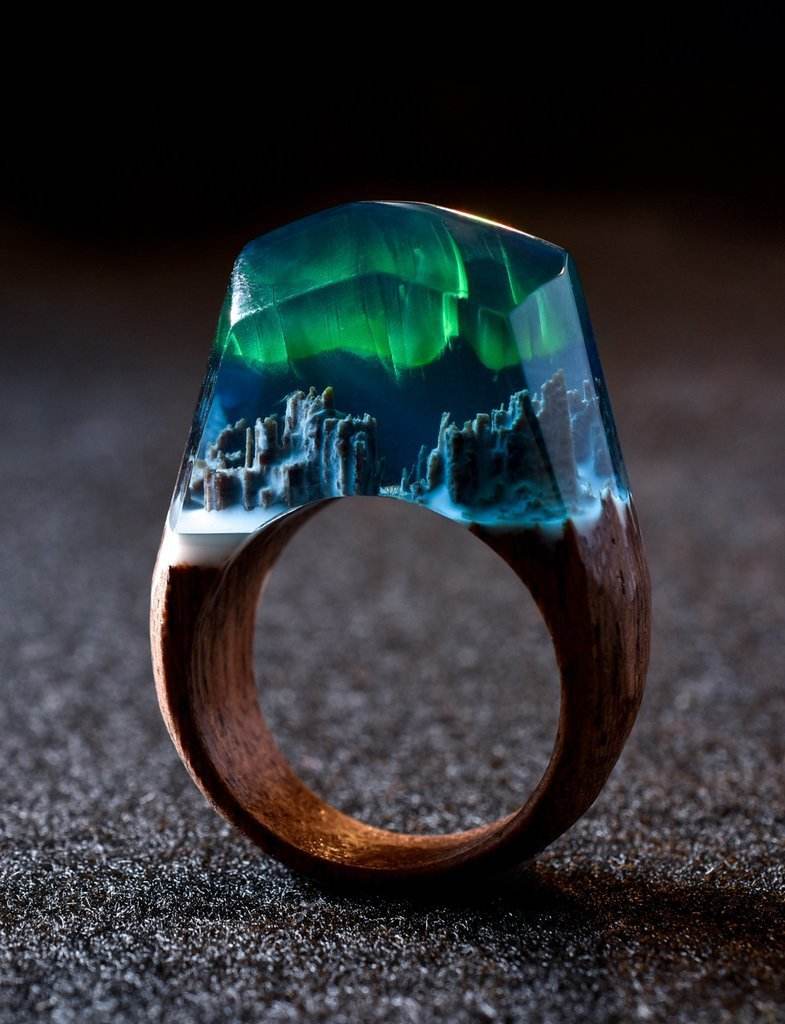 Resin wood ring - EX-STOCK Canada