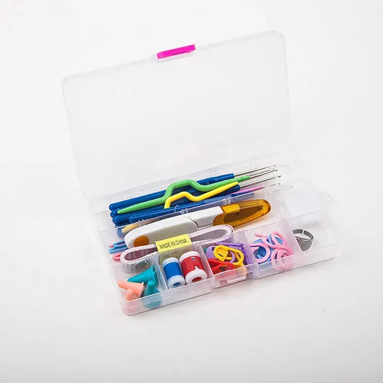 Crochet Set Handmade Wool Crochet Crochet Tool Set Combination Bag Metal Aluminum Yarn Needle - EX-STOCK CANADA
