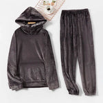 Men's Hooded Warm And Thickened Pajamas Suit - EX-STOCK Canada