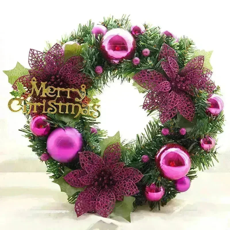 Christmas Decorations Christmas Wreath Home Decor For Home Garden Decorations Mall Door Decoration - EX-STOCK CANADA
