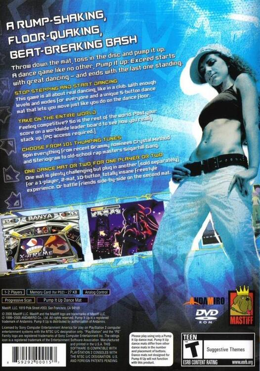 Pump It Up: Exceed (Dance Mat not Includes but Required) 